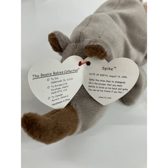 Ty Beanie Babies Bundle (2pcs) Spike And Happy - Picture 9 of 15